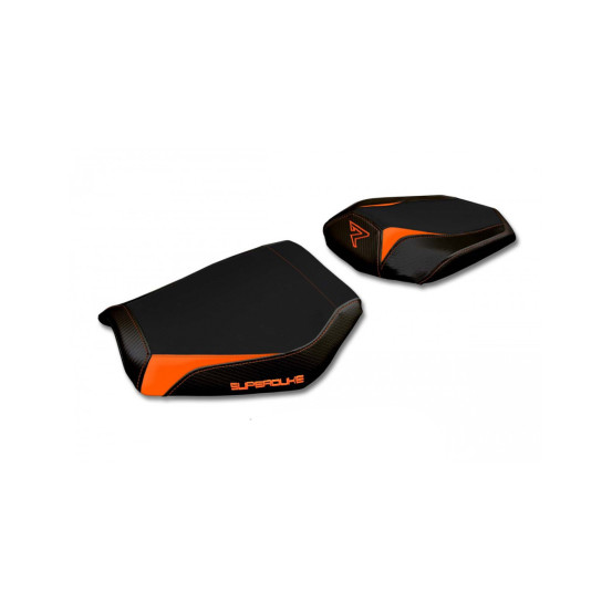 Housse de selle orange TAPPEZZERIA - Avec logo brodé - KTM 1290 SUPER DUKE R 2020-22