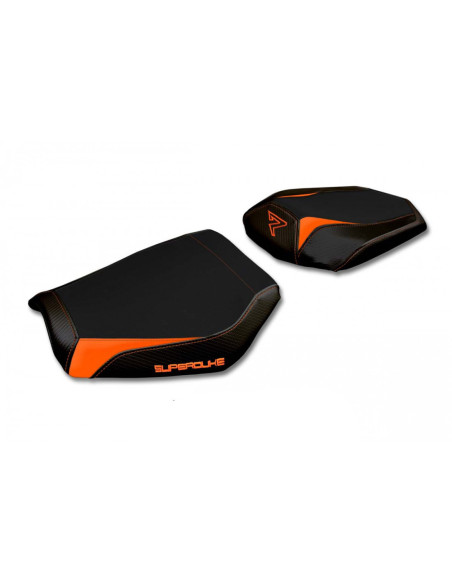 Housse de selle orange TAPPEZZERIA - Avec logo brodé - KTM 1290 SUPER DUKE R 2020-22