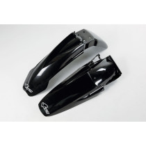Kit Gardes boues Avant + Arrière - Noir - UFO KTM SX SX-F 2000-2002