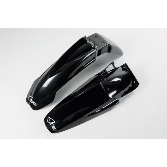Kit Gardes boues Avant + Arrière - Noir - UFO KTM SX SX-F 2000-2002