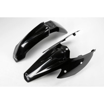Kit Gardes boues Avant + Arrière - Noir - UFO KTM SX SX-F 2004-2006