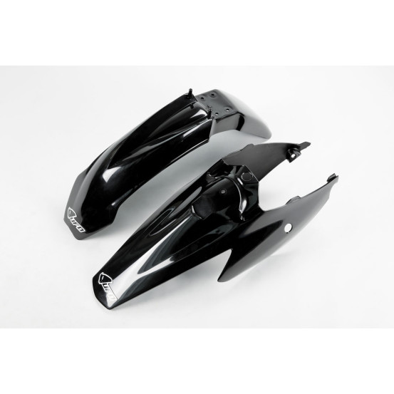 Kit Gardes boues Avant + Arrière - Noir - UFO KTM 85 SX 2004-2012