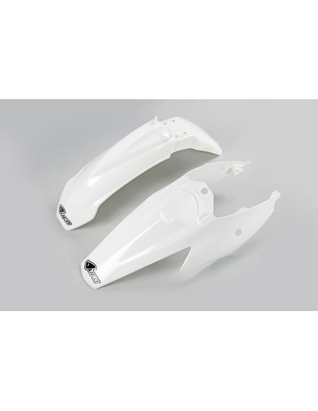 Kit Gardes boues Avant + Arrière - Blanc - UFO KTM 85 SX 2004-2012