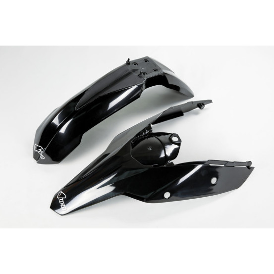 Kit Gardes boues Avant + Arrière - Noir - UFO KTM SX SX-F 2007-2010