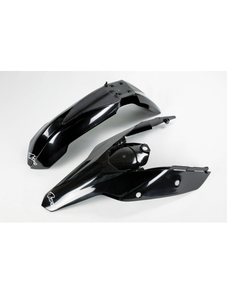 Kit Gardes boues Avant + Arrière - Noir - UFO KTM SX SX-F 2007-2010