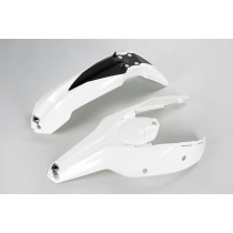 Kit Gardes boues Avant + Arrière - Blanc - UFO KTM SX SX-F 2007-2010