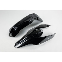 Kit Gardes boues Avant + Arrière - Noir - UFO KTM EXC EXC-F 2009-2011