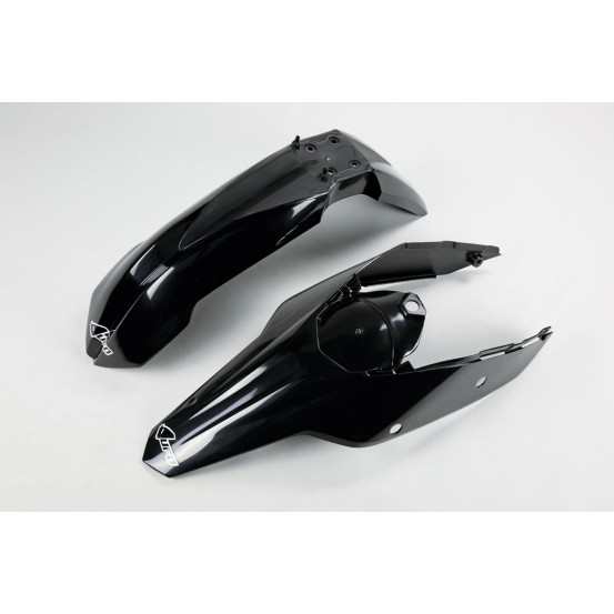 Kit Gardes boues Avant + Arrière - Noir - UFO KTM EXC EXC-F 2009-2011