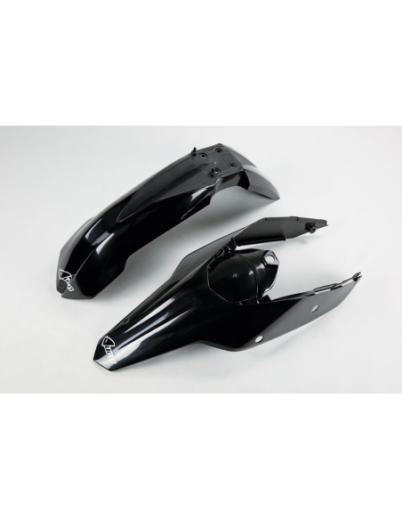Kit Gardes boues Avant + Arrière - Noir - UFO KTM EXC EXC-F 2009-2011