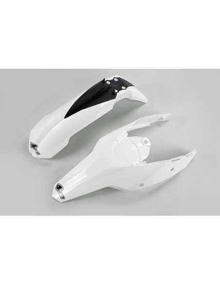 Kit Gardes boues Avant + Arrière - Blanc - UFO KTM EXC EXC-F 2009-2011