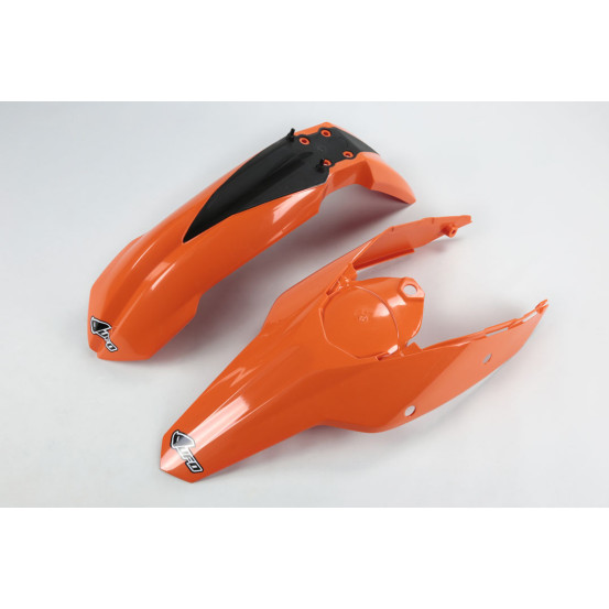 Kit Gardes boues Avant + Arrière - Origine 2009 - UFO KTM EXC EXC-F 2009-2011
