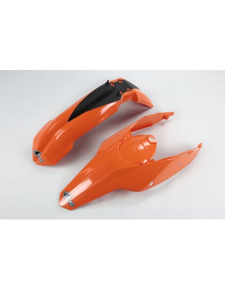 Kit Gardes boues Avant + Arrière - Origine 2009 - UFO KTM EXC EXC-F 2009-2011