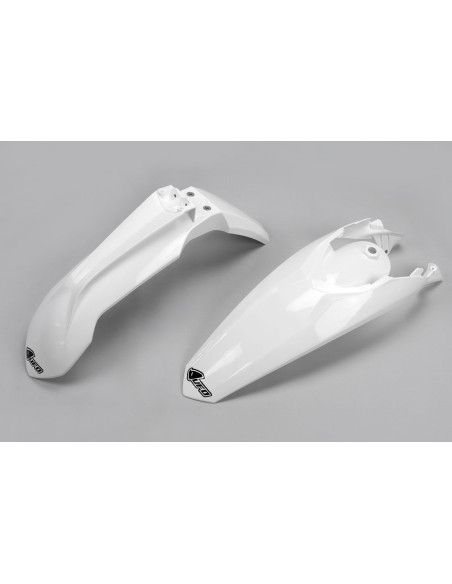 Kit Gardes boues Avant + Arrière - Blanc - UFO KTM EXC EXC-F 2014-2016
