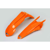 Kit Gardes boues Avant + Arrière - Néon Orange - UFO KTM SX SX-F 2016-2018