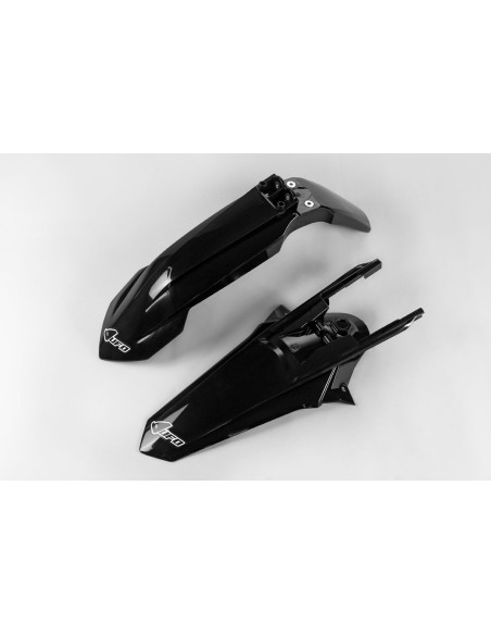Kit Gardes boues Avant + Arrière - Noir - UFO KTM 85 SX 2018-2024