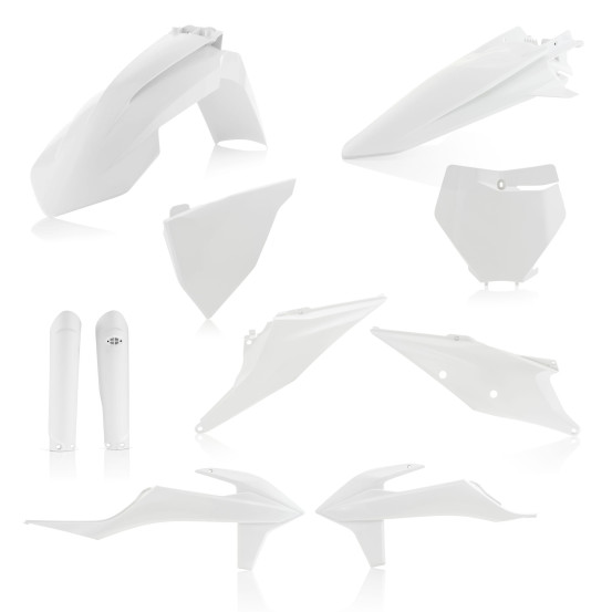 Kit plastiques complet - Blanc - ACERBIS KTM 125/250 SX 2019 250/350/450 SXF 2019