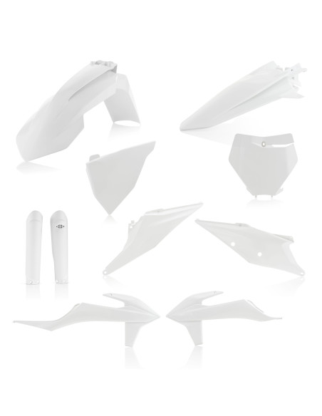 Kit plastiques complet - Blanc - ACERBIS KTM 125/250 SX 2019 250/350/450 SXF 2019