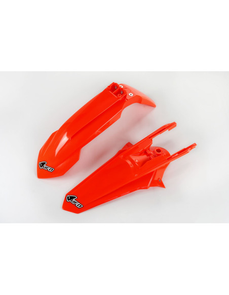 Kit Gardes boues Avant + Arrière - Néon Orange - UFO KTM 85 SX 2018-2024