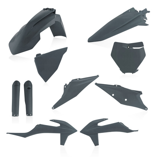 Kit plastiques complet - Gris - ACERBIS Edition Metallic KTM SX-SXF 2019-2022
