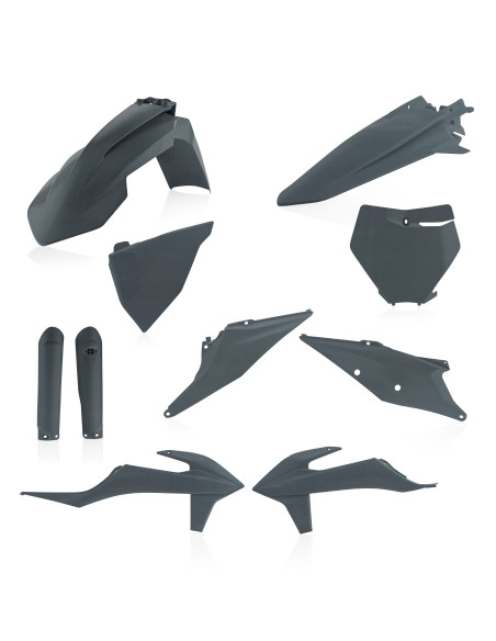 Kit plastiques complet - Gris - ACERBIS Edition Metallic KTM SX-SXF 2019-2022