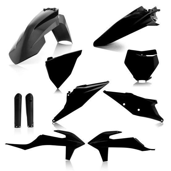 Kit plastiques complet - Noir - ACERBIS KTM 125/250 SX 2019 250/350/450 SXF 2019