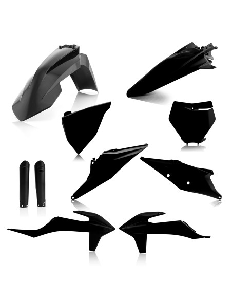 Kit plastiques complet - Noir - ACERBIS KTM 125/250 SX 2019 250/350/450 SXF 2019