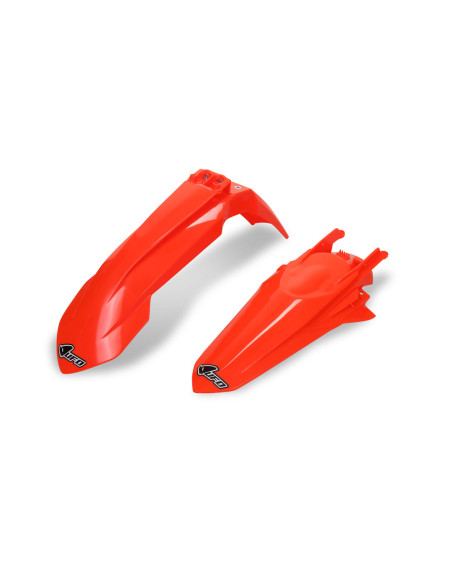 Kit Gardes boues Avant + Arrière - Néon Orange - UFO KTM SX SX-F 2019-2022
