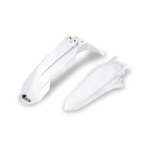 Kit Gardes boues Avant + Arrière - Blanc 2020 - UFO KTM EXC EXC-F 2020-2021