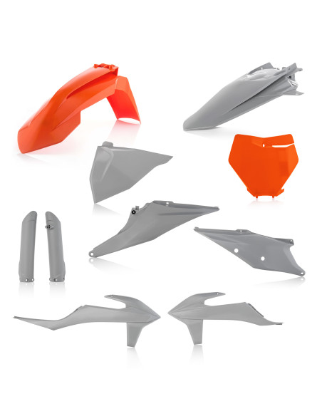Kit plastiques complet - Gris - ACERBIS KTM 125/250 SX 2019 250/350/450 SXF 2019
