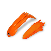Kit Gardes boues Avant + Arrière - Orange - UFO KTM EXC EXC-F 2020-2021
