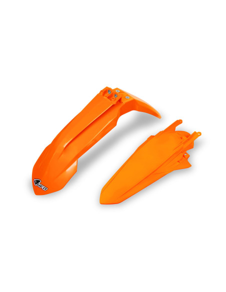 Kit Gardes boues Avant + Arrière - Néon Orange - UFO KTM EXC EXC-F 2020-2021