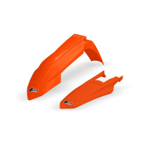 Kit Gardes boues Avant + Arrière - Orange - UFO KTM SX SX-F 2023-2026