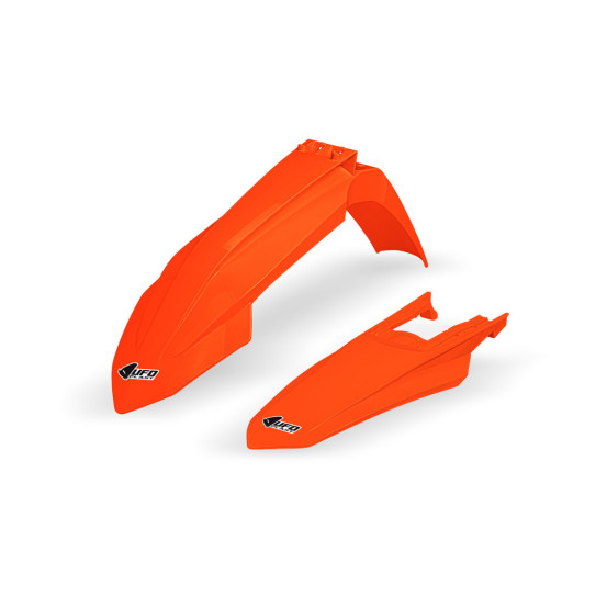Kit Gardes boues Avant + Arrière - Néon Orange - UFO KTM SX SX-F 2023-2026