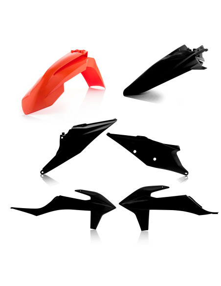 Kit plastiques - Noir - ACERBIS KTM 125/250 SX 2019 250/350/450 SXF 2019