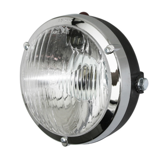Phare rond Peugeot 103 Noir (P26S et témoin)