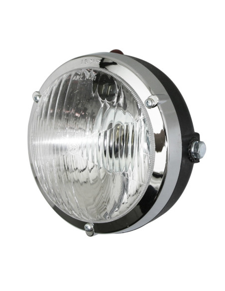 Phare rond Peugeot 103 Noir (P26S et témoin)