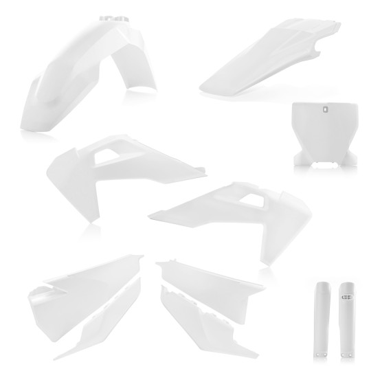 Kit plastiques complet - Blanc - ACERBIS Husqvarna 250/350/450 FC 2019 125/250 TC 2019