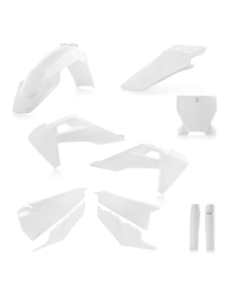 Kit plastiques complet - Blanc - ACERBIS Husqvarna 250/350/450 FC 2019 125/250 TC 2019