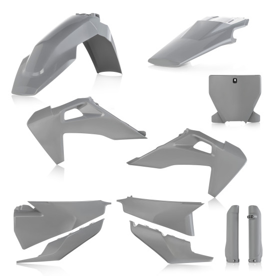 Kit plastiques complet - Gris - ACERBIS Husqvarna 125/250 TC 2019 250/350/450 FC 2019
