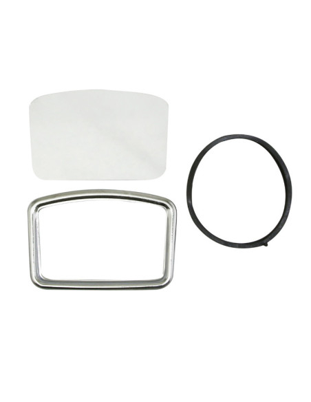 Kit vitre + joint + entourage de compteur rectangulaire MBK/Motobécane AV88