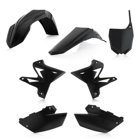 Kit plastiques Restylé - Noir - ACERBIS Yamaha 125/250 YZ 2002-2014