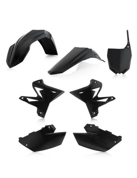 Kit plastiques Restylé - Noir - ACERBIS Yamaha 125/250 YZ 2002-2014