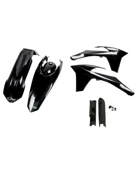 Kit plastiques complet - Noir - UFO KTM EXC EXC-F 2012-2013