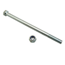 Axe + écrou moteur 140x8mm MBK/Motobécane AV7/AV10