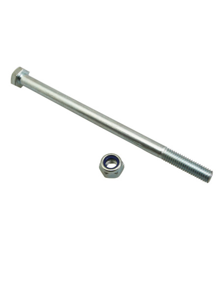 Axe + écrou moteur 140x8mm MBK/Motobécane AV7/AV10