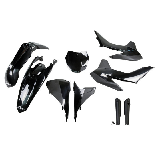Kit plastiques complet - Noir - UFO KTM SX SX-F 2013-2014