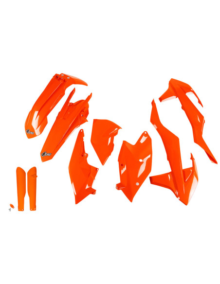 Kit plastiques complet - Néon Orange - UFO KTM EXC EXC-F 2017-2019
