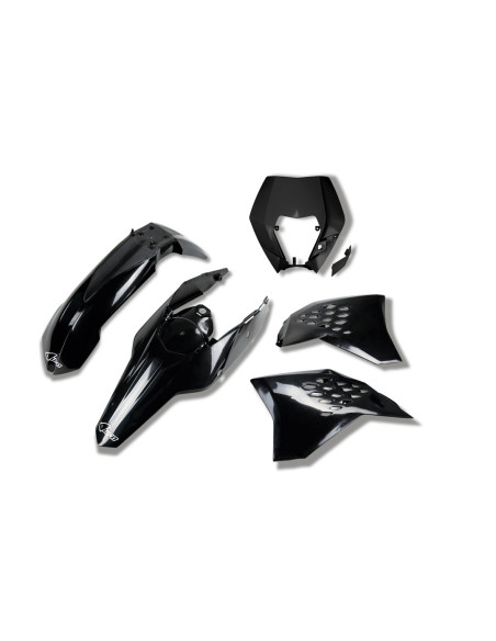 Kit plastiques - Noir - UFO KTM EXC EXC-F 2009-2011