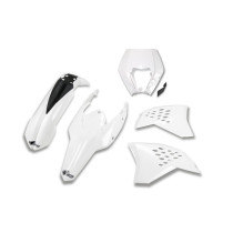 Kit plastiques - Blanc - UFO KTM EXC EXC-F 2009-2011