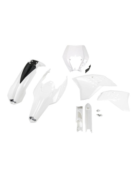 Kit plastiques complet - Blanc - UFO KTM EXC EXC-F 2009-2011